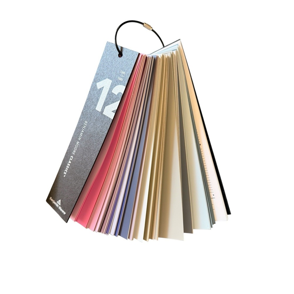 Benjamin Moore Classics Color Fan Deck Paint Swatches 1345-1680 Interior Design